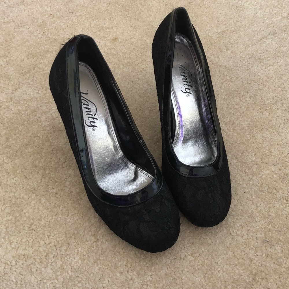 Black Lace heels
